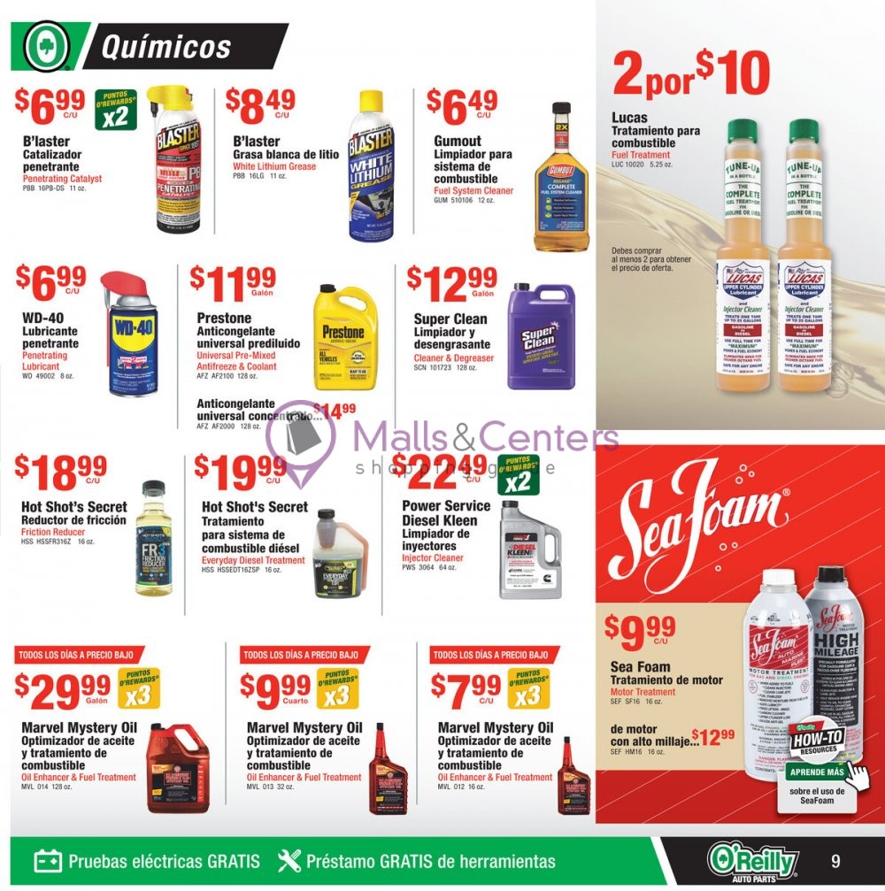 Weekly ad for O'Reilly Auto Parts valid: 05/31/2023 - 06/27/2023, page 9 Weekly ad for O'Reilly Auto Parts valid: 05/31/2023 - 06/27/2023, page 9