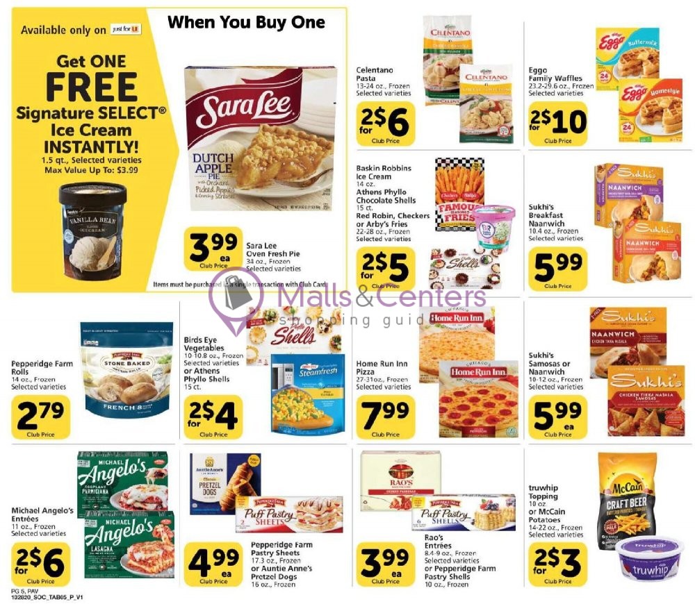 Pavilions weekly ad sales flyers specials mallscenters