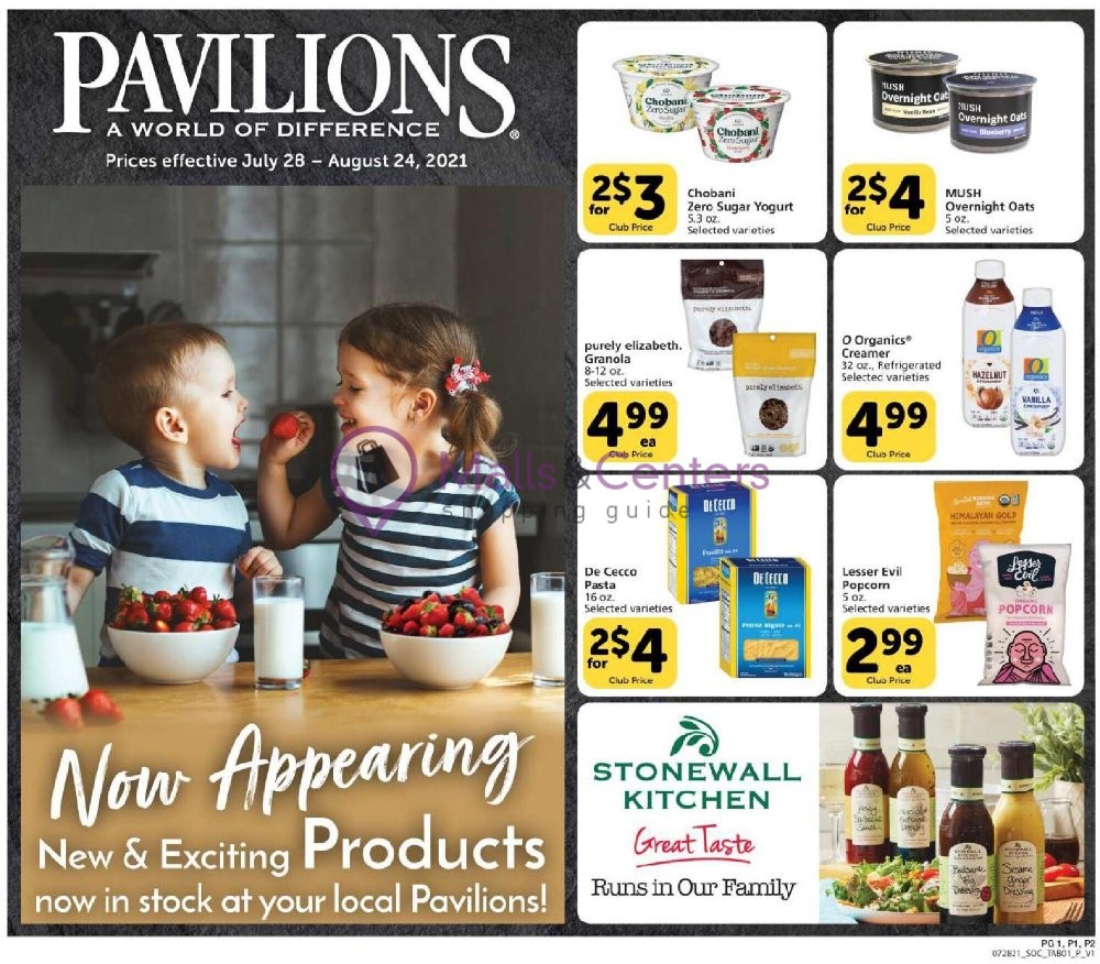 Pavilions weekly ad sales flyers specials mallscenters