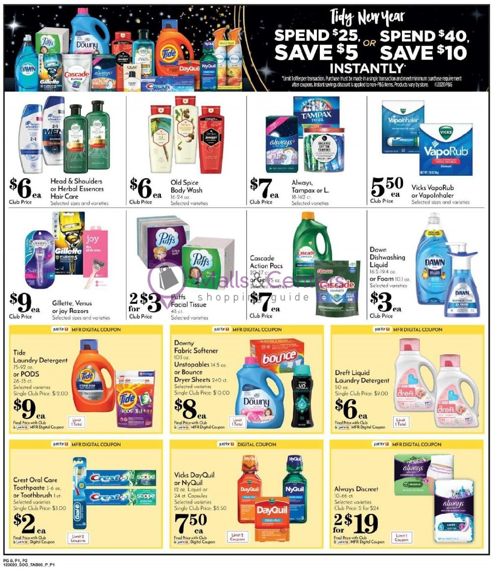 Pavilions weekly ad sales flyers specials mallscenters
