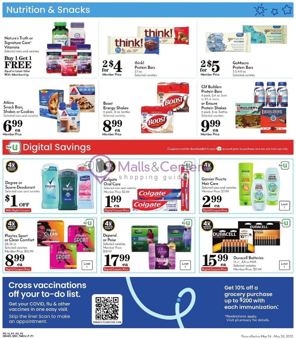 Weekly ad for Pavilions valid: 05/24/2023 - 05/30/2023, page 13