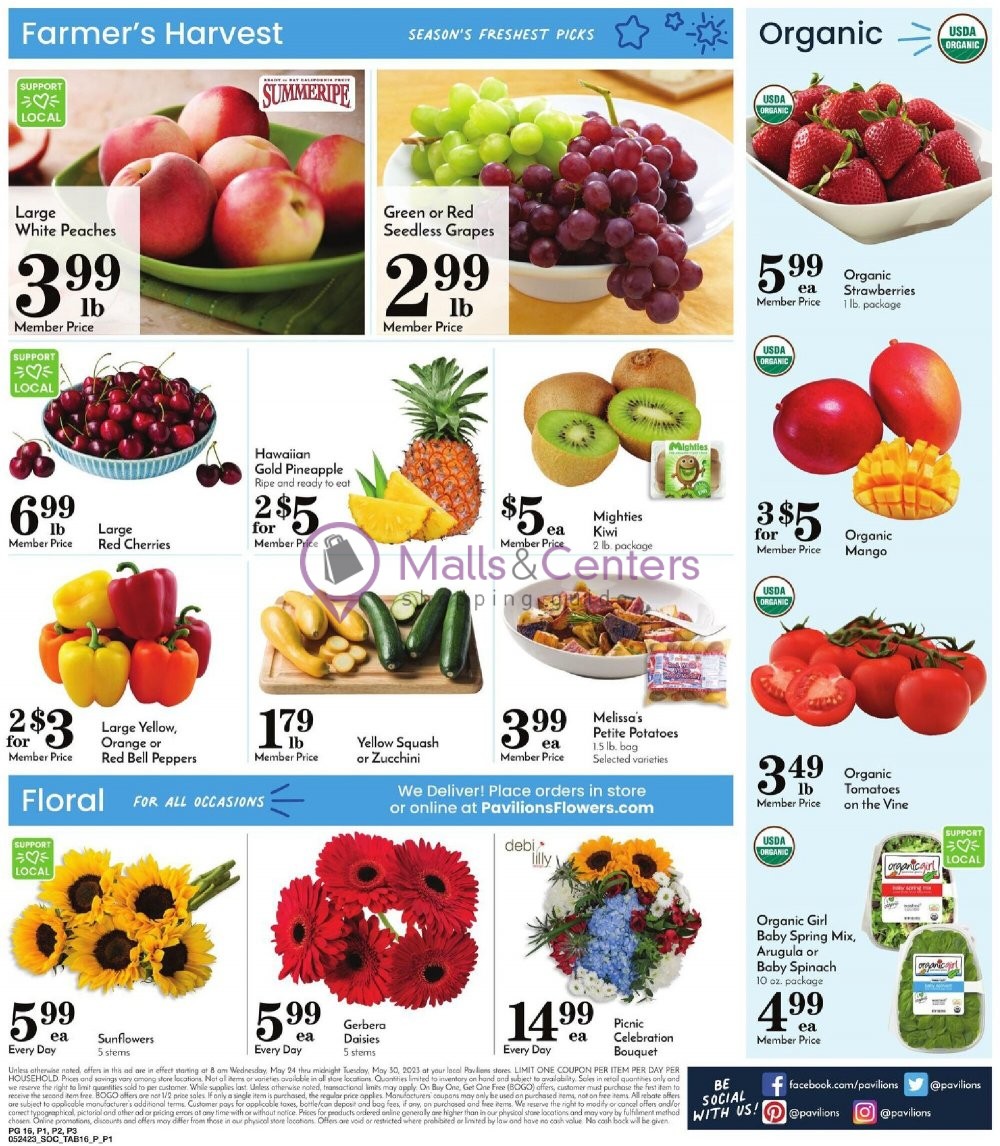 Weekly ad for Pavilions valid: 05/24/2023 - 05/30/2023, page 15