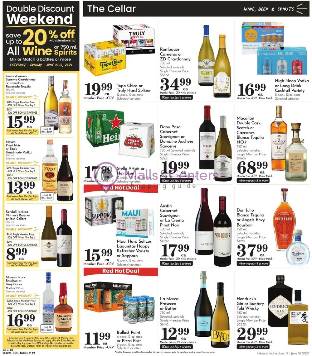 Weekly ad for Pavilions valid: 06/12/2024 - 06/18/2024, page 4