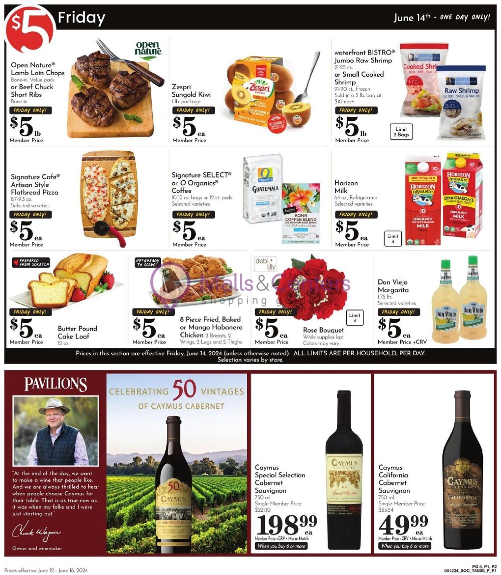 Weekly ad for Pavilions valid: 06/12/2024 - 06/18/2024, page 5