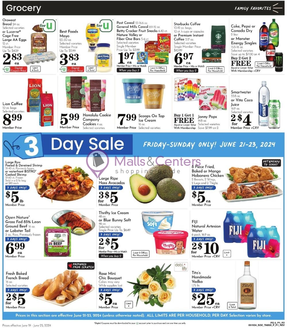 Weekly ad for Pavilions valid: 06/19/2024 - 06/25/2024, page 5
