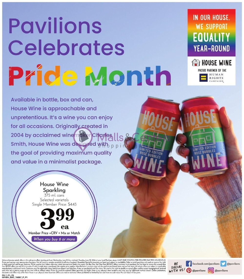 Weekly ad for Pavilions valid: 06/19/2024 - 06/25/2024, page 7