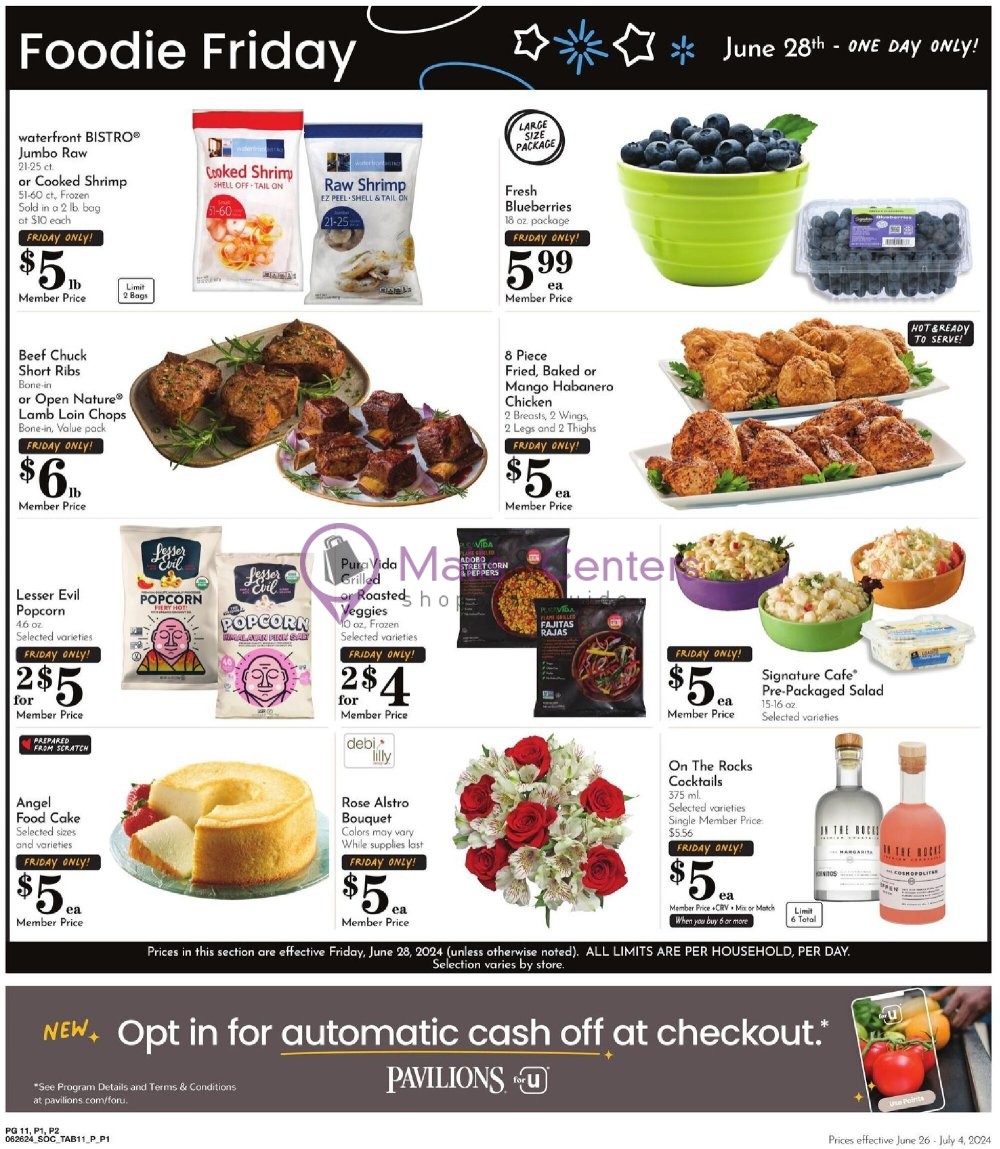 Weekly ad for Pavilions valid: 06/26/2024 - 07/04/2024, page 10
