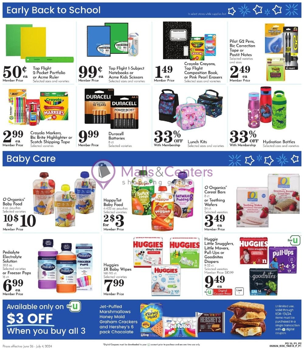 Weekly ad for Pavilions valid: 06/26/2024 - 07/04/2024, page 14