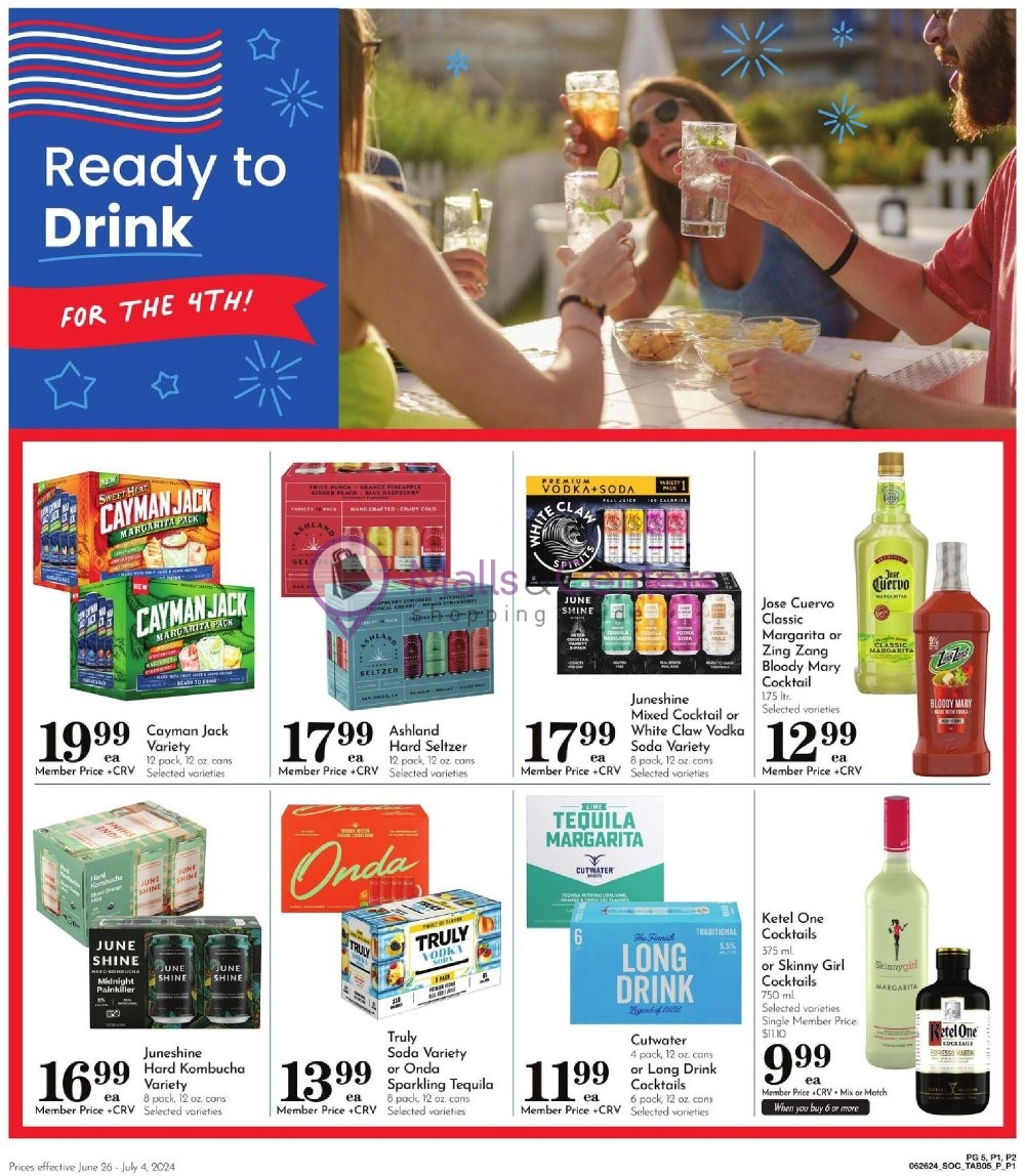 Weekly ad for Pavilions valid: 06/26/2024 - 07/04/2024, page 5