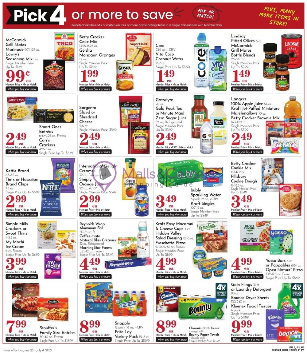 Weekly ad for Pavilions valid: 06/26/2024 - 07/04/2024, page 8