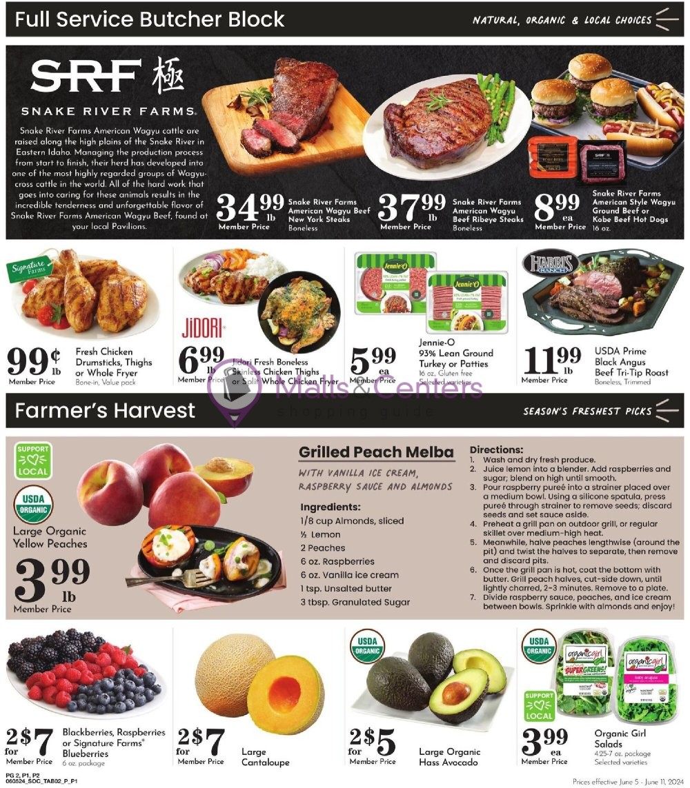 Weekly ad for Pavilions valid: 06/05/2024 - 06/11/2024, page 2