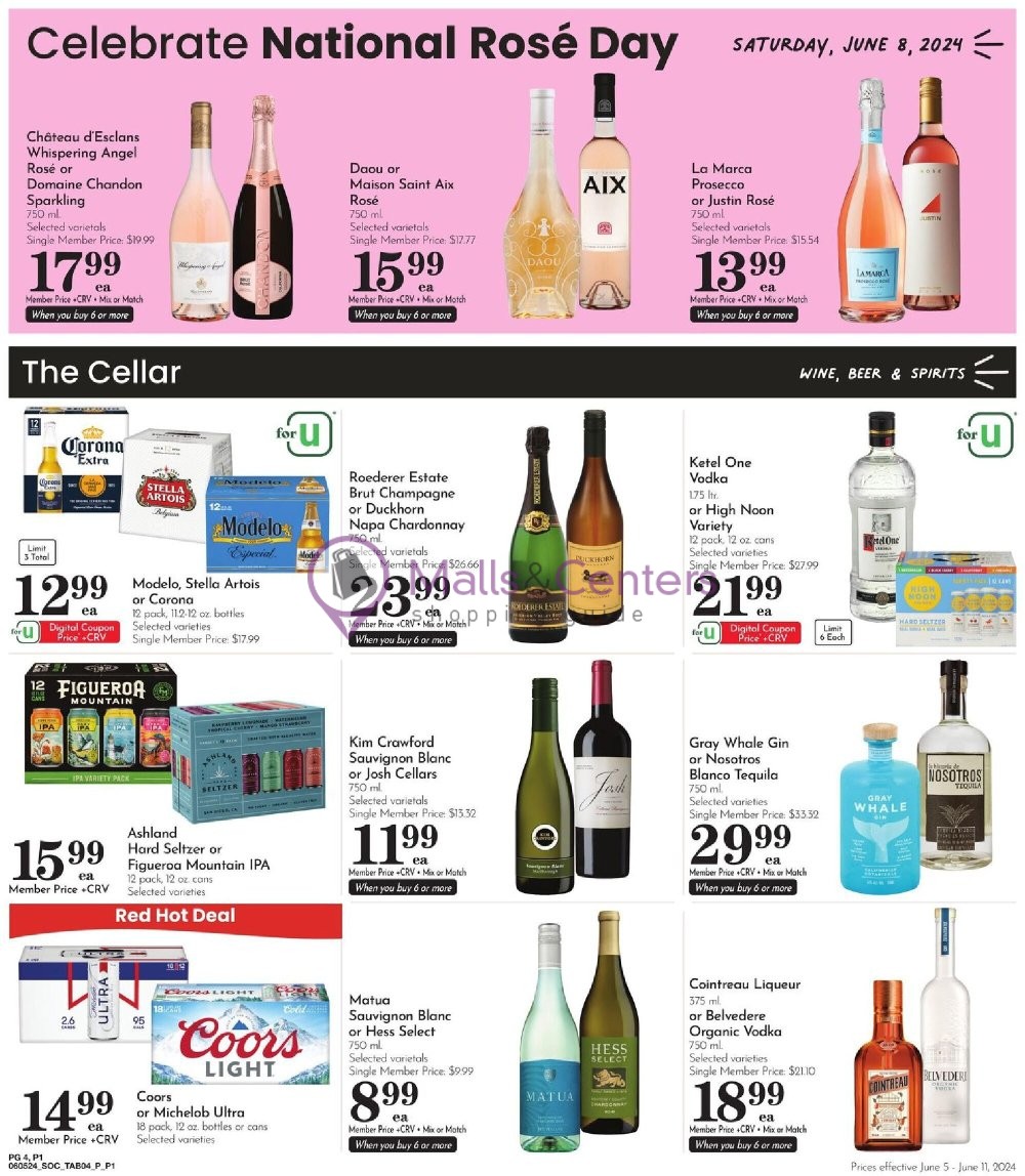 Weekly ad for Pavilions valid: 06/05/2024 - 06/11/2024, page 4
