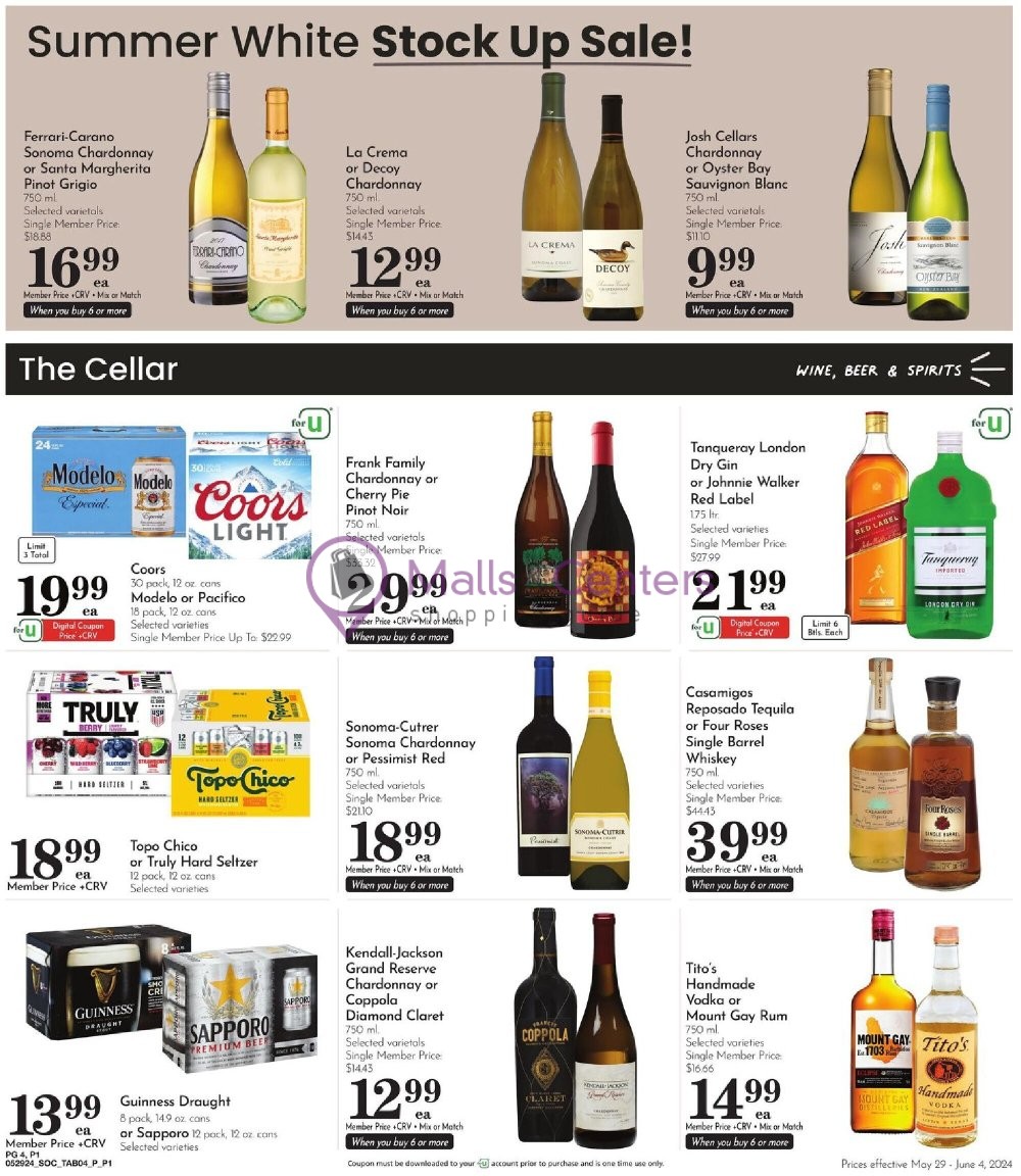 Weekly ad for Pavilions valid: 05/29/2024 - 06/04/2024, page 4
