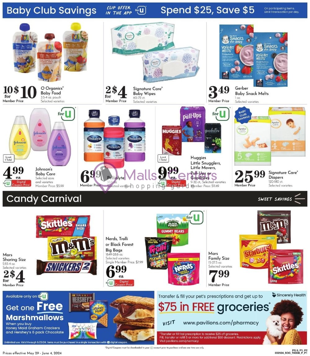 Weekly ad for Pavilions valid: 05/29/2024 - 06/04/2024, page 8