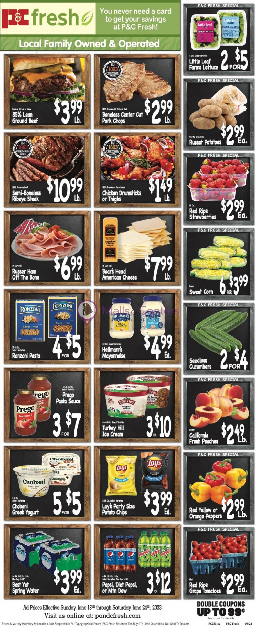 P&C Fresh Markets Weekly ad valid from 06/18/2023 to 06/24/2023 MallsCenters