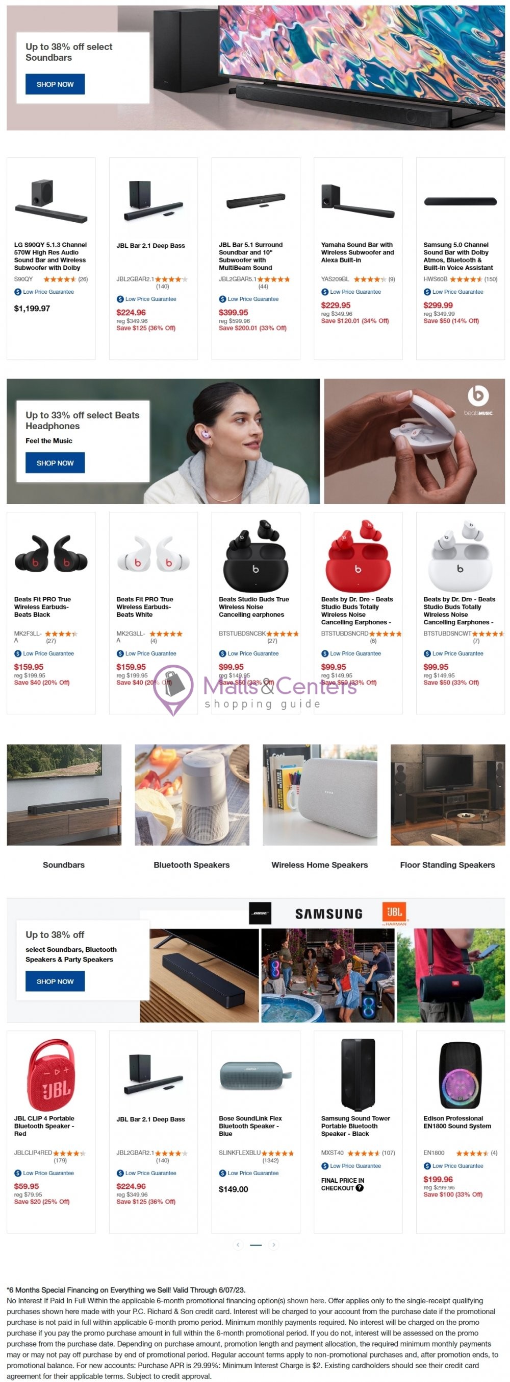 P.C. Richard & Son Weekly ad valid from 04/24/2023 to 06/07/2023 MallsCenters