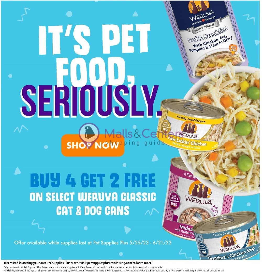 Pet Supplies Plus Weekly ad valid from 05/25/2023 to 06/21/2023