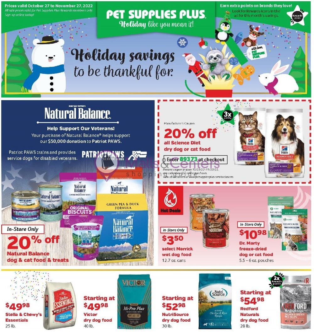 Pet Supplies Plus Weekly Ad sales & flyers specials MallsCenters