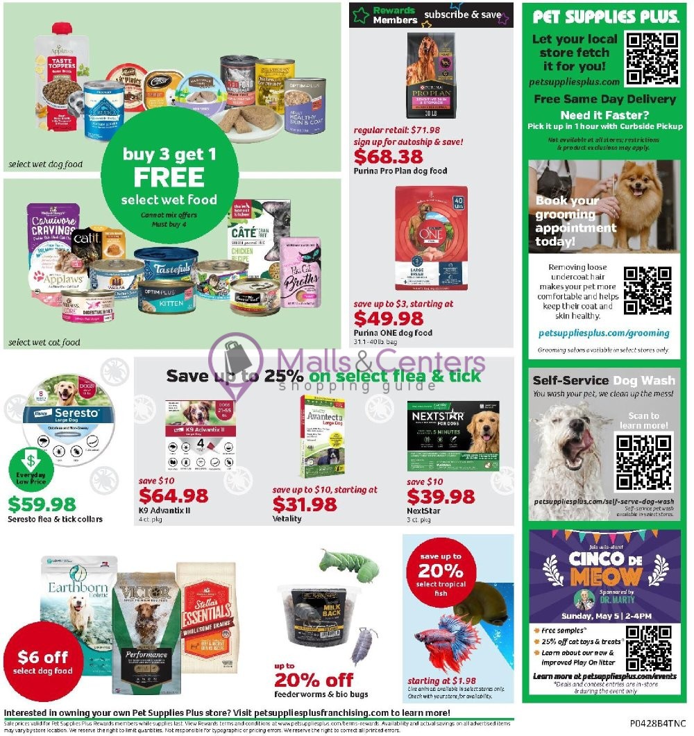 Weekly ad for Pet Supplies Plus valid: 04/25/2024 - 05/22/2024, page 4