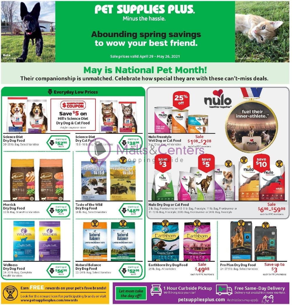 Pet Supplies Plus Weekly Ad sales & flyers specials MallsCenters