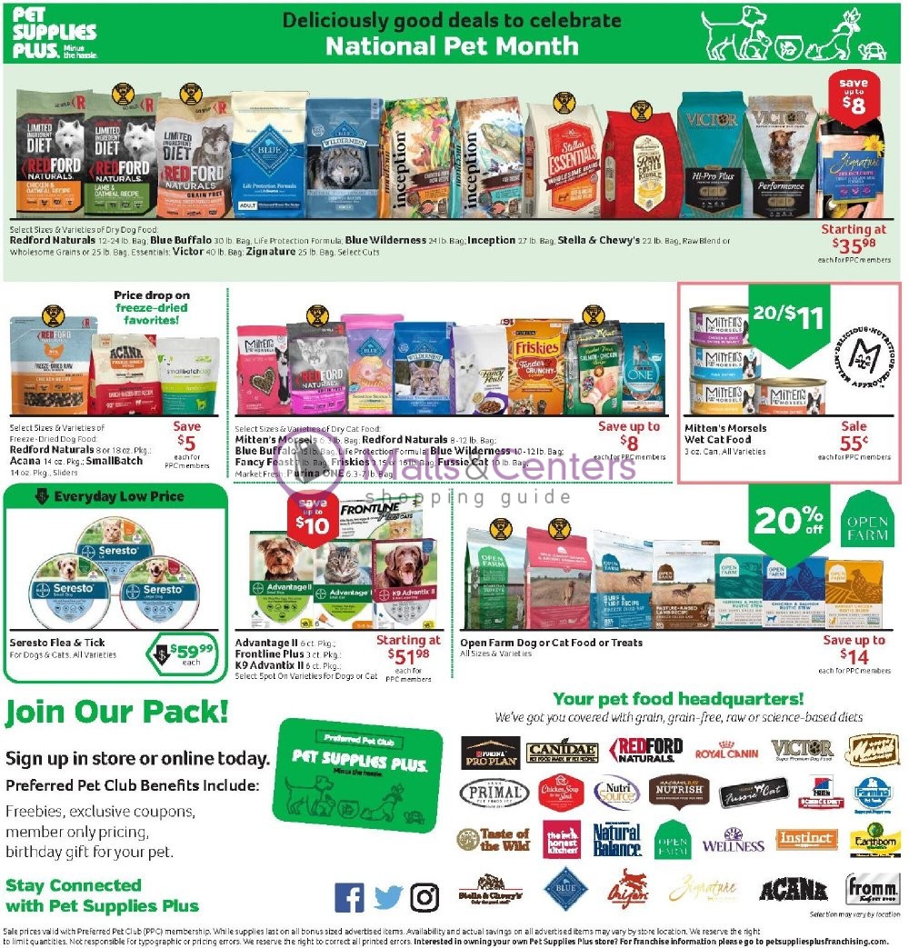Pet Supplies Plus Weekly Ad sales & flyers specials MallsCenters