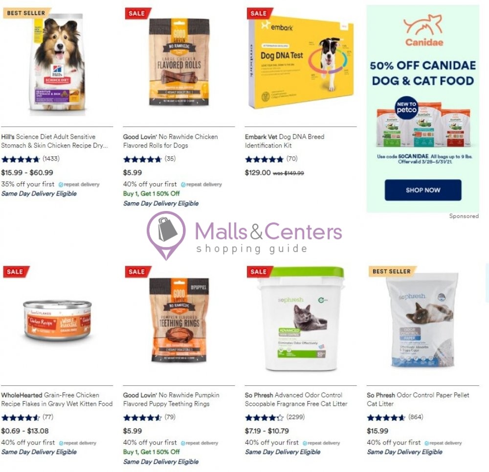PetCo Weekly Ad sales & flyers specials MallsCenters
