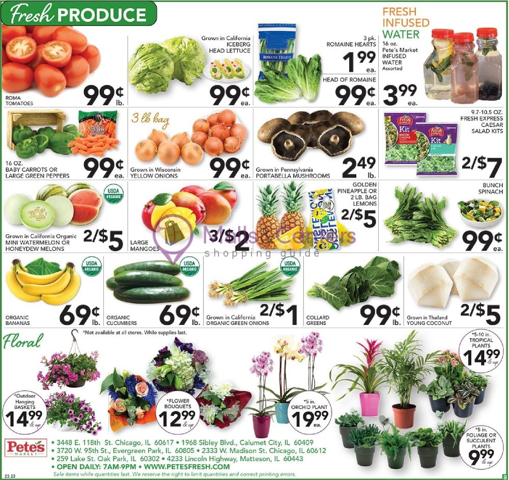 Pete's Fresh Market Weekly Ad sales & flyers specials MallsCenters
