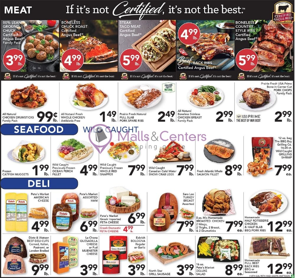 Pete's Fresh Market Weekly Ad sales & flyers specials MallsCenters