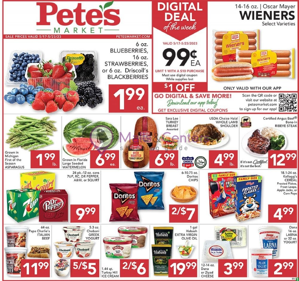 Pete's Fresh Market Weekly ad valid from 05/17/2023 to 05/23/2023 MallsCenters