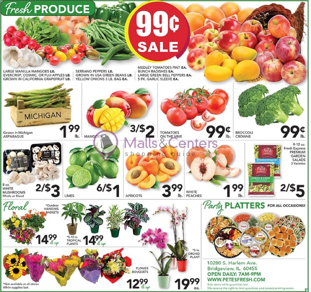 Pete's Fresh Market Weekly Ad sales & flyers specials MallsCenters