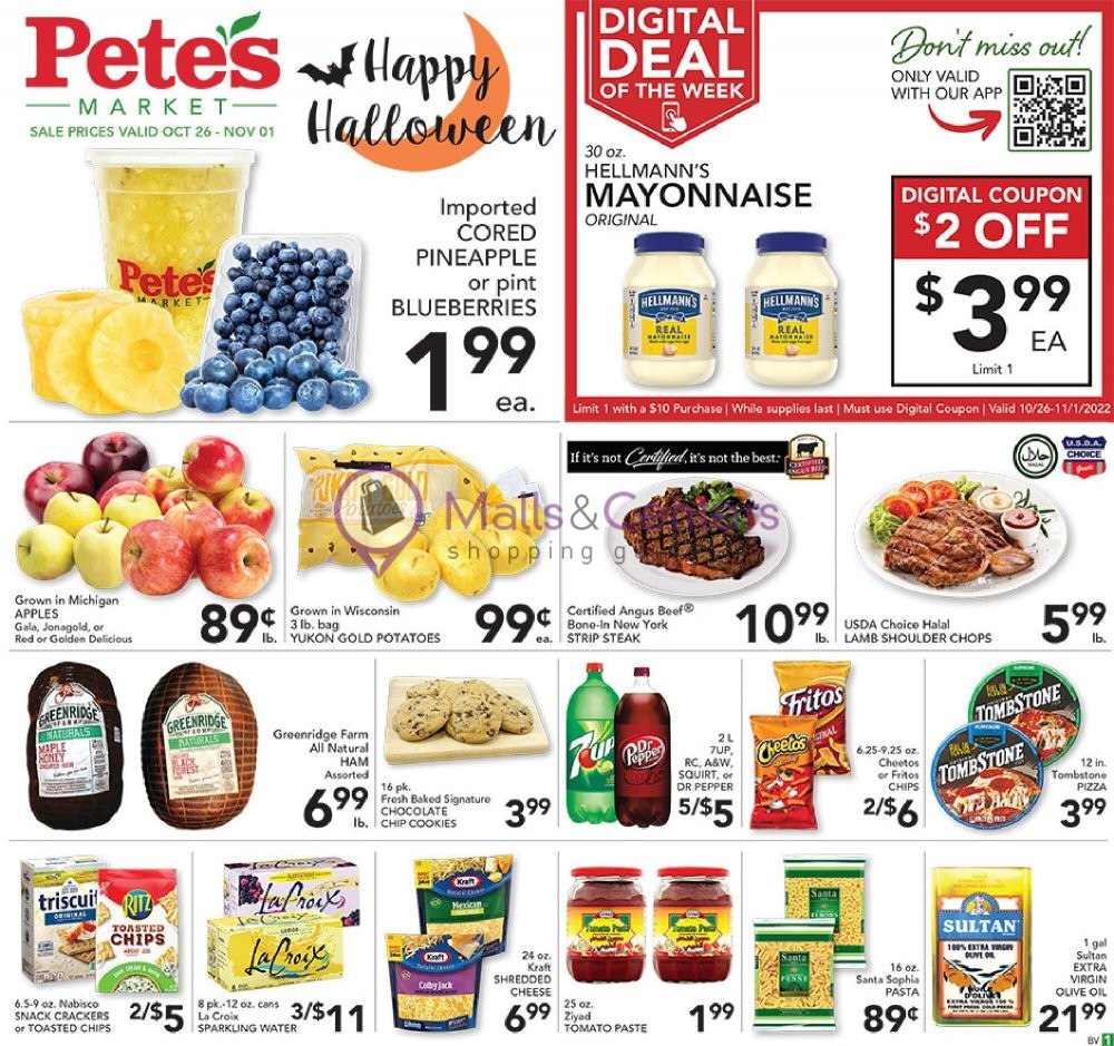 Pete's Fresh Market Weekly Ad sales & flyers specials MallsCenters