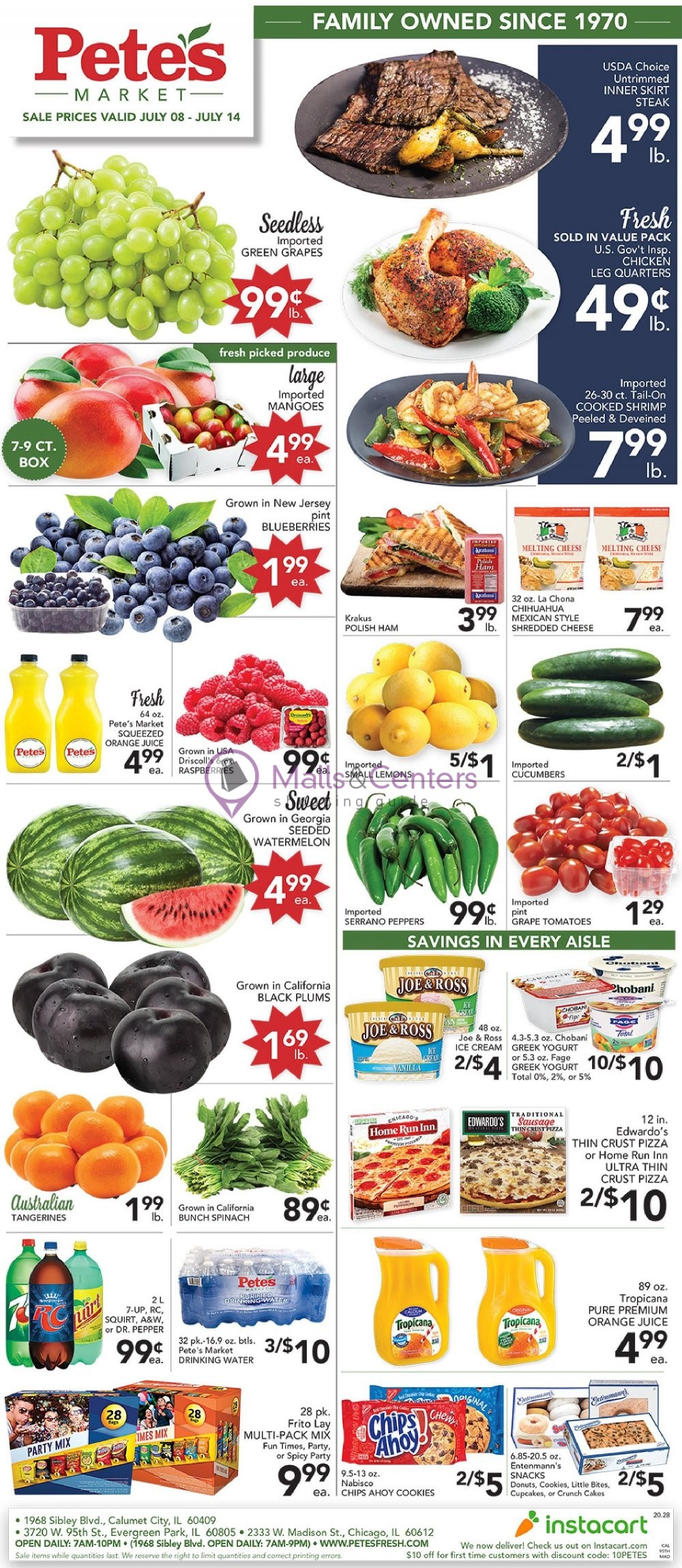 Pete's Fresh Market Weekly ad valid from 07/08/2020 to 07/14/2020 MallsCenters