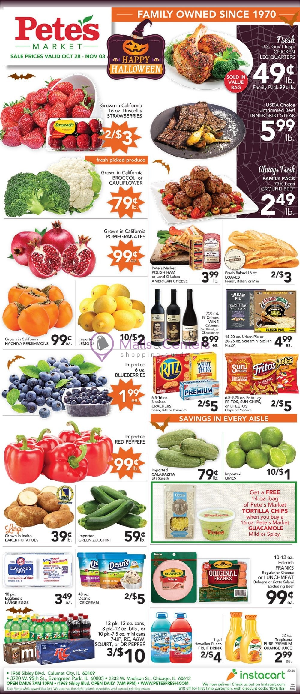 Pete's Fresh Market Weekly ad valid from 10/28/2020 to 11/03/2020