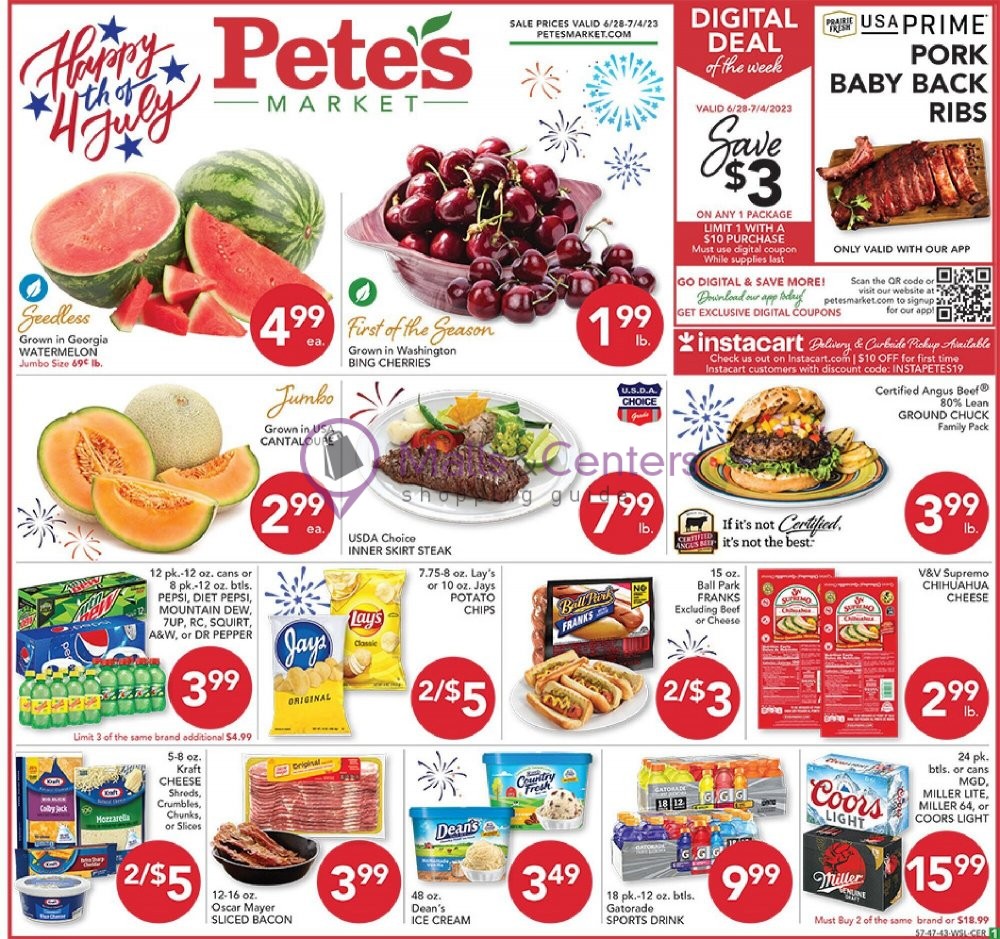 Pete's Fresh Market Weekly ad valid from 06/28/2023 to 07/04/2023