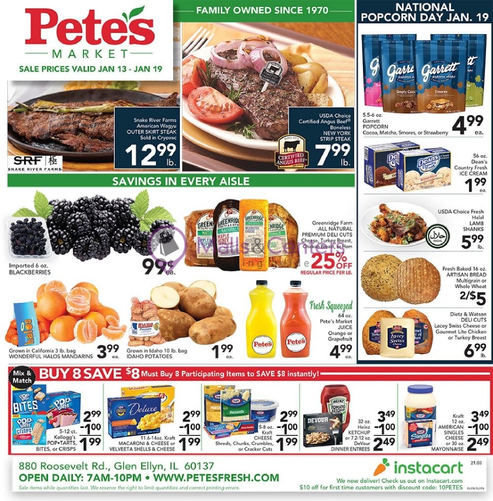 Pete's Fresh Market Weekly ad valid from 01/13/2021 to 01/19/2021