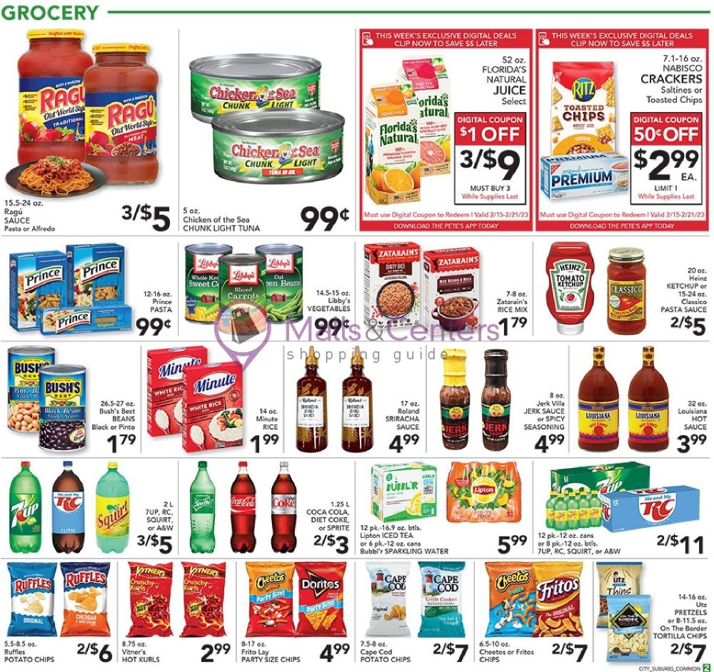 Pete's Fresh Market Weekly Ad sales & flyers specials MallsCenters