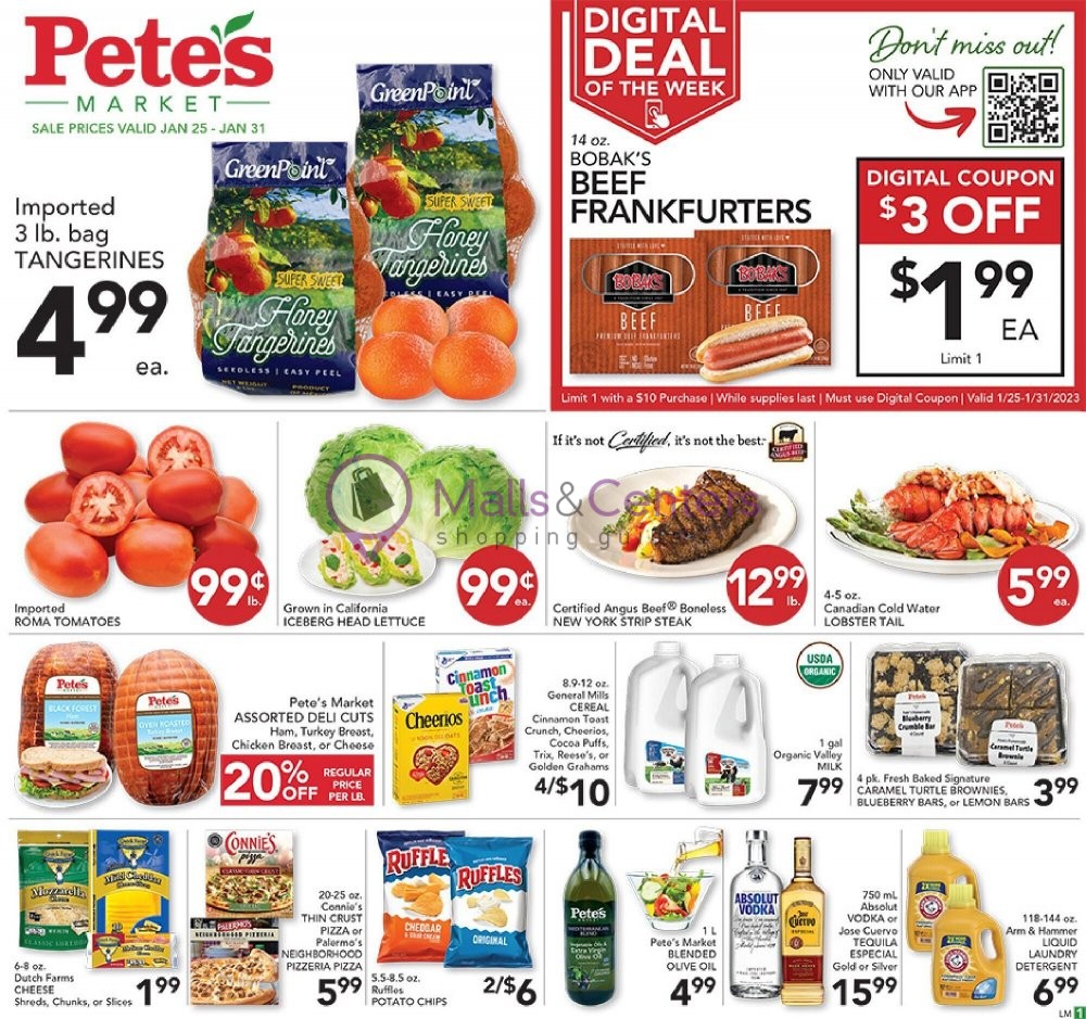Pete's Fresh Market Weekly Ad sales & flyers specials MallsCenters