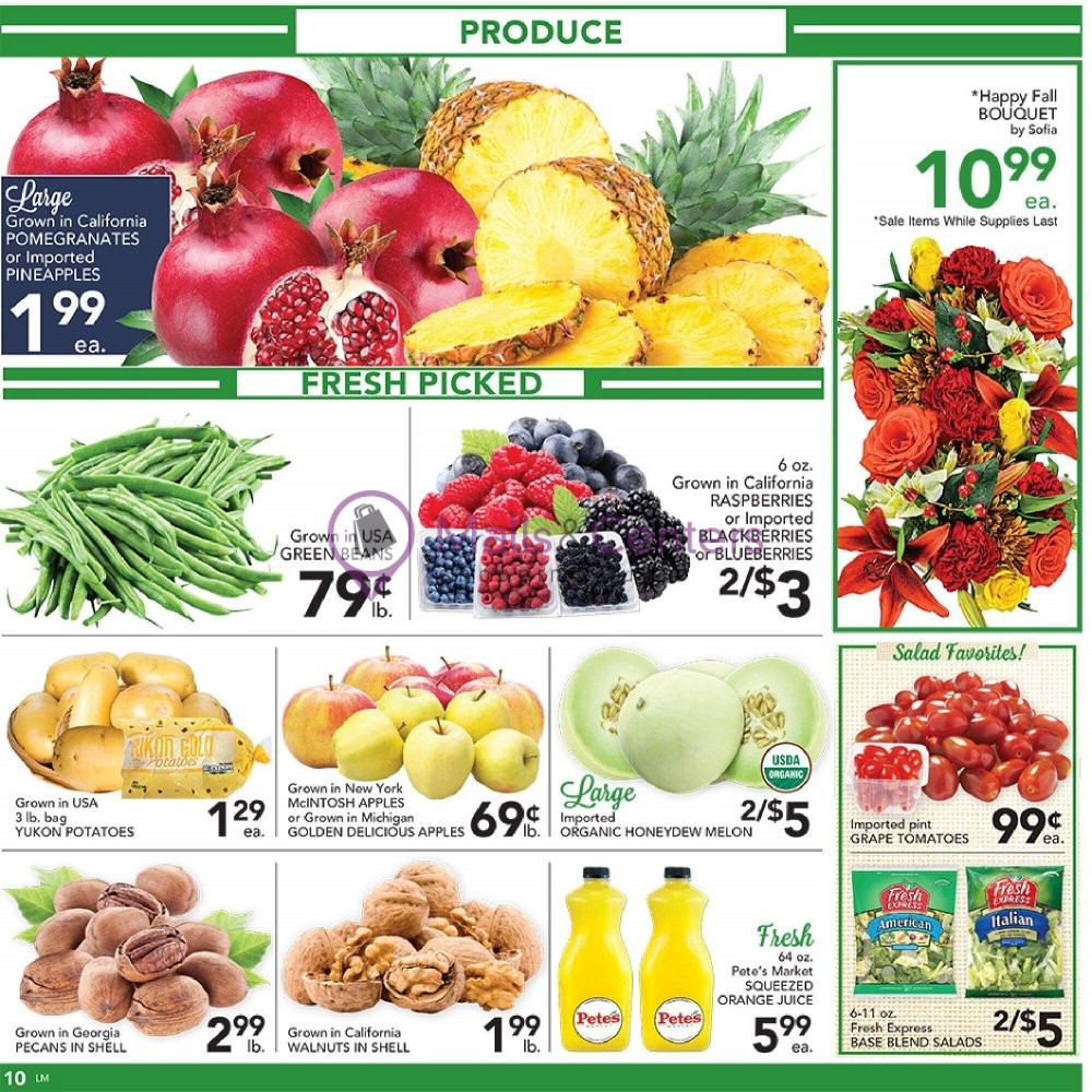 Pete's Fresh Market Weekly ad valid from 11/11/2020 to 11/17/2020