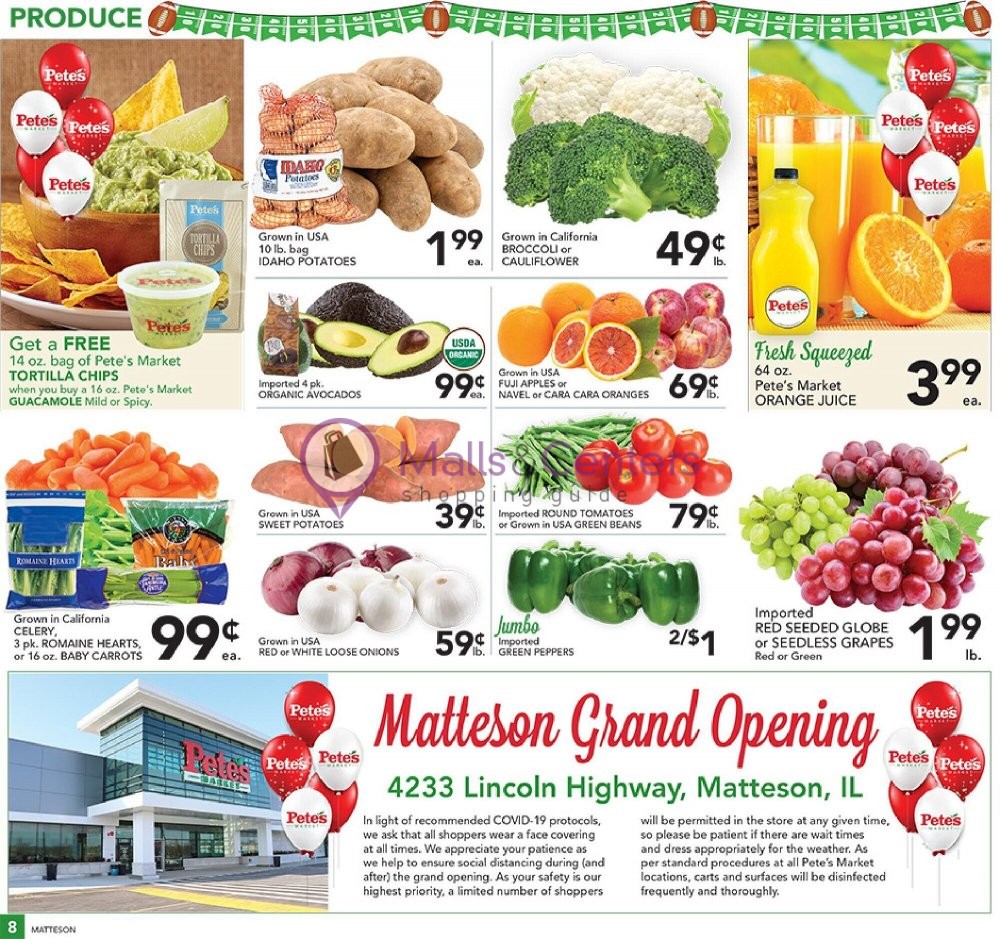 Pete's Fresh Market Weekly Ad sales & flyers specials MallsCenters