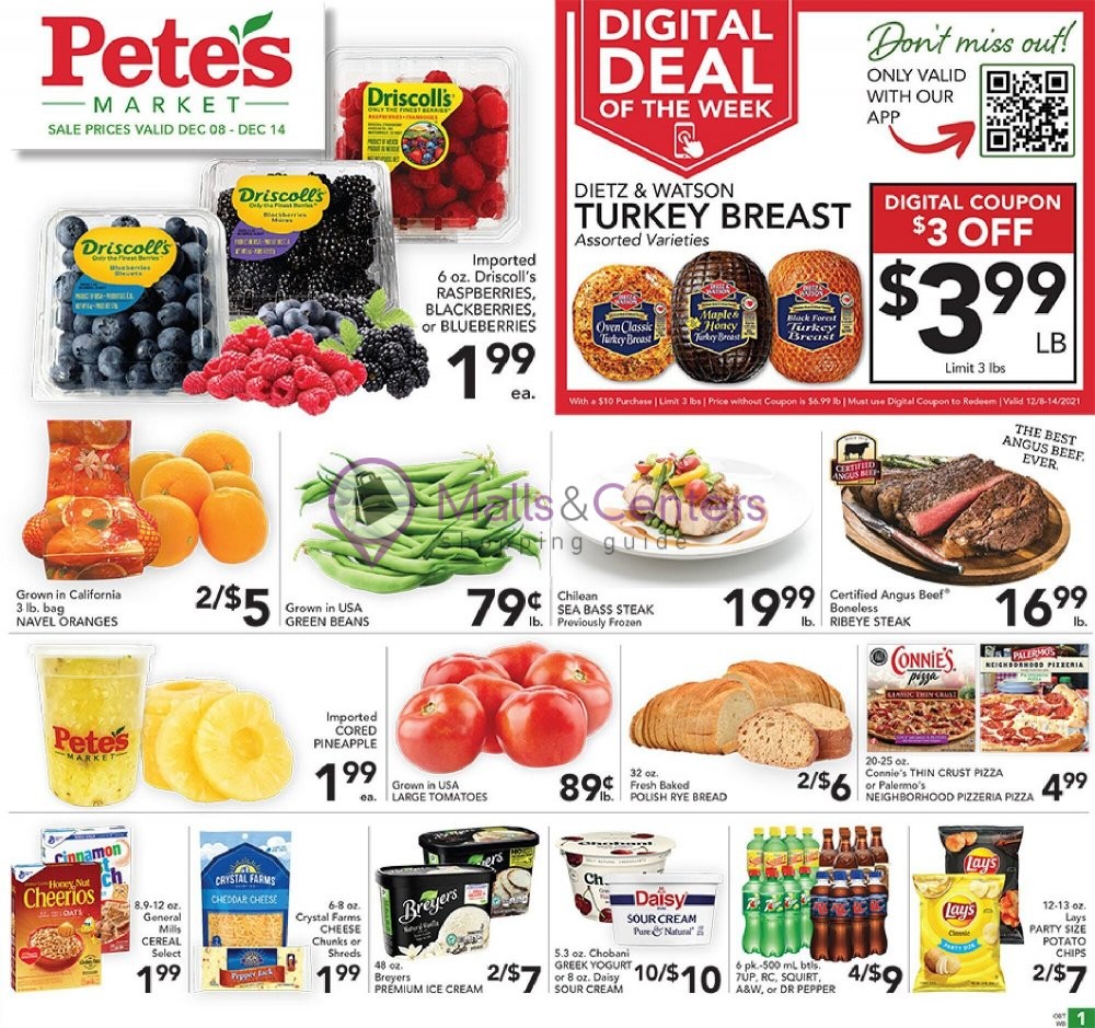 Pete's Fresh Market Weekly Ad sales & flyers specials MallsCenters
