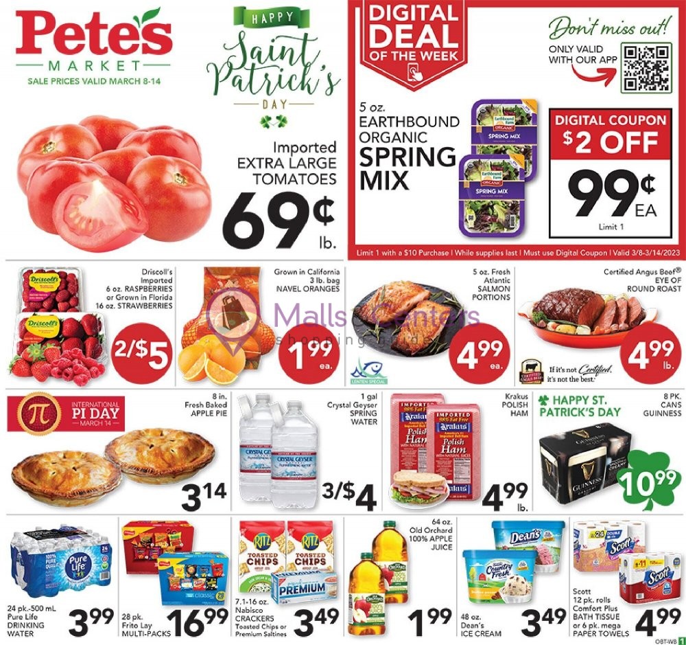 Pete's Fresh Market Weekly ad valid from 03/08/2023 to 03/14/2023