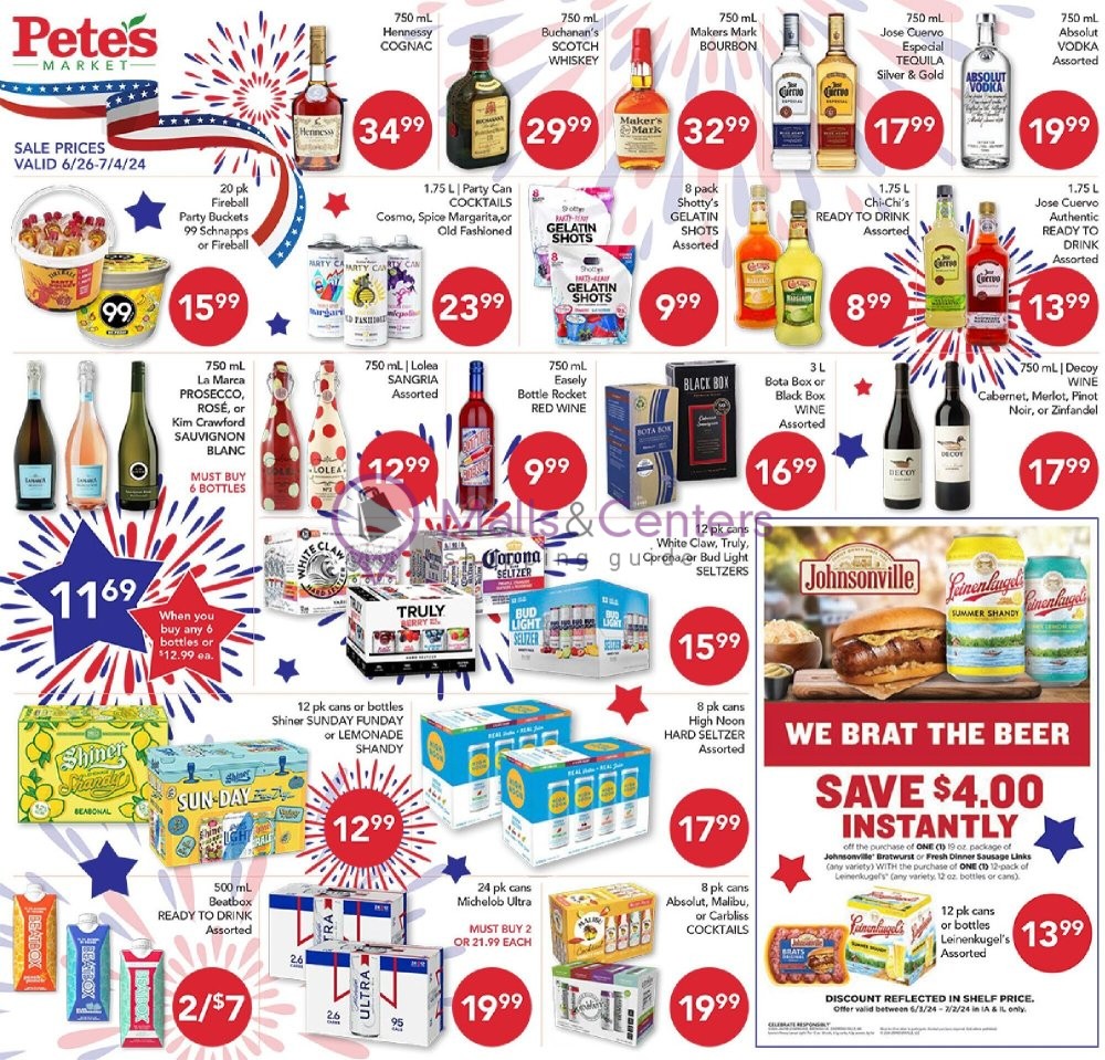Weekly ad for Pete's Fresh Market valid: 06/26/2024 - 07/04/2024, page 9