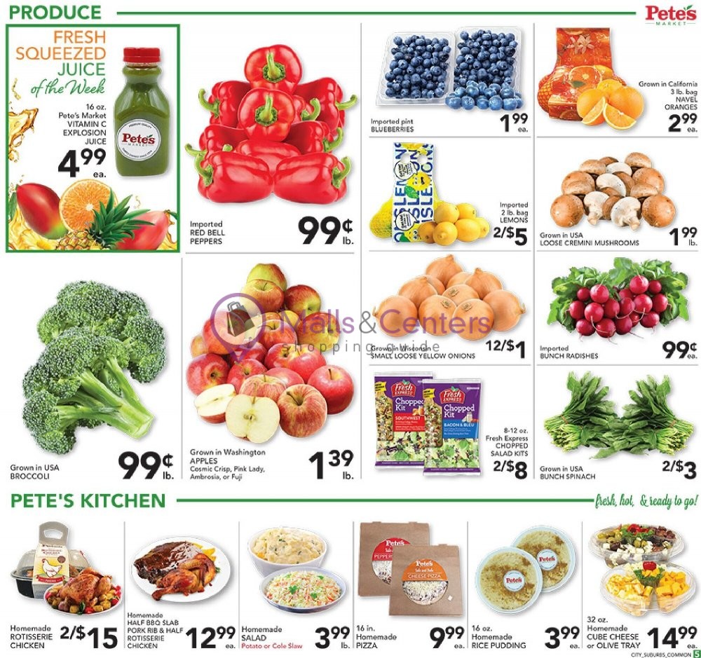 Pete's Fresh Market Weekly Ad sales & flyers specials MallsCenters