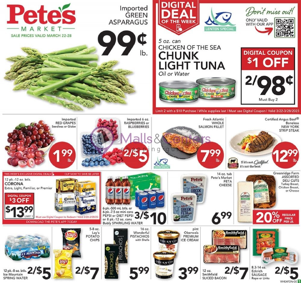 Pete's Fresh Market Weekly ad valid from 03/22/2023 to 03/28/2023