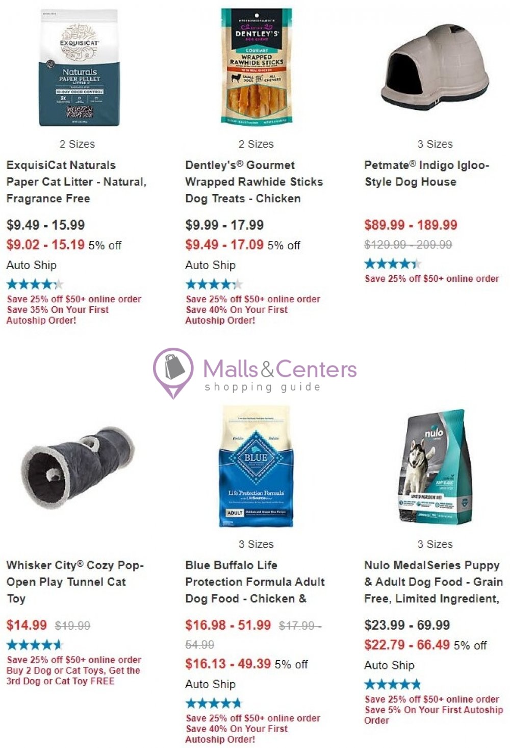 PetSmart Weekly ad valid from 11/08/2021 to 11/14/2021 MallsCenters