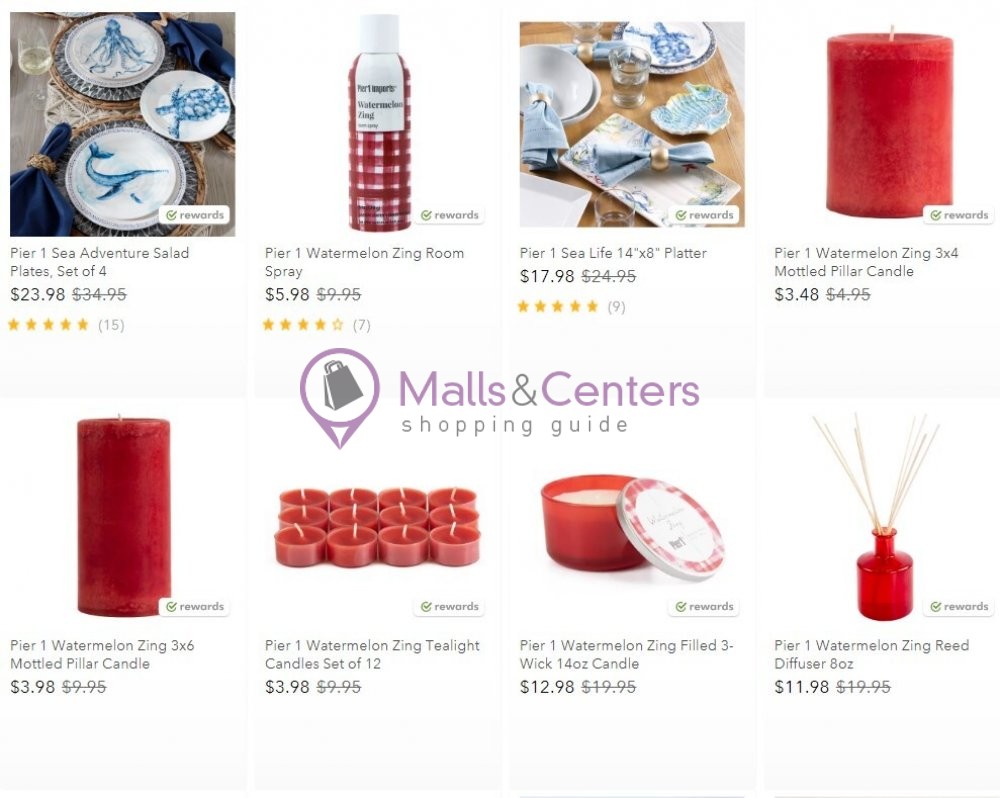 Pier 1 Imports Weekly Ad sales & flyers specials MallsCenters