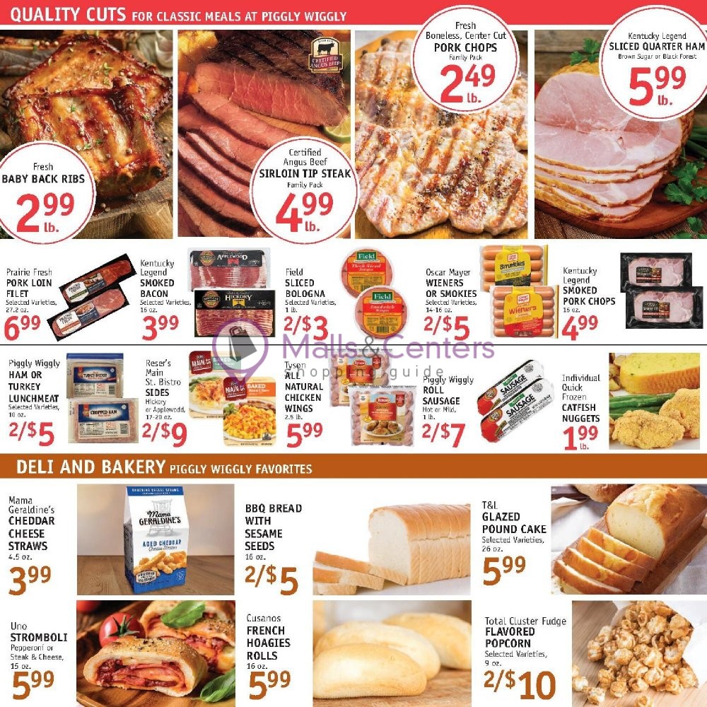 Piggly Wiggly Weekly Ad sales & flyers specials MallsCenters