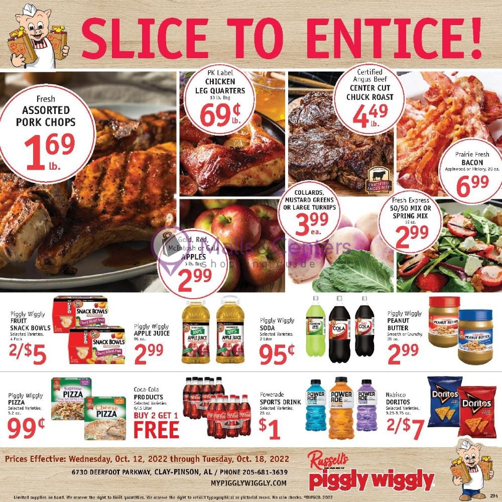 Piggly Wiggly Weekly Ad sales & flyers specials MallsCenters