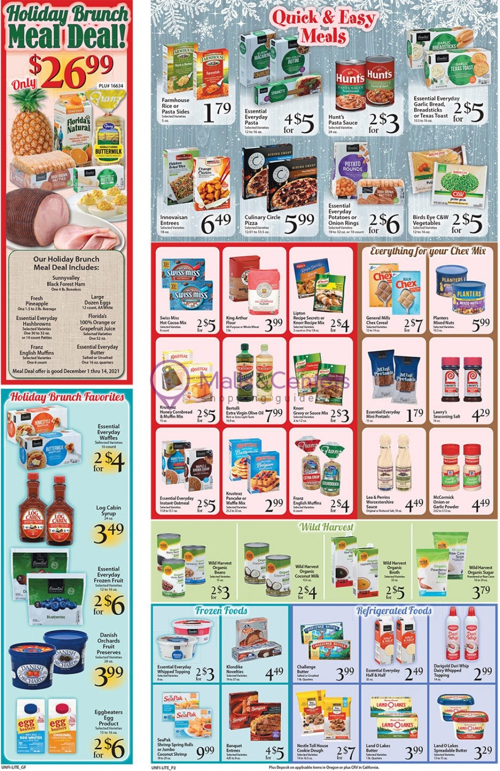 Pioneer Grocery Weekly ad valid from 12/01/2021 to 12/07/2021
