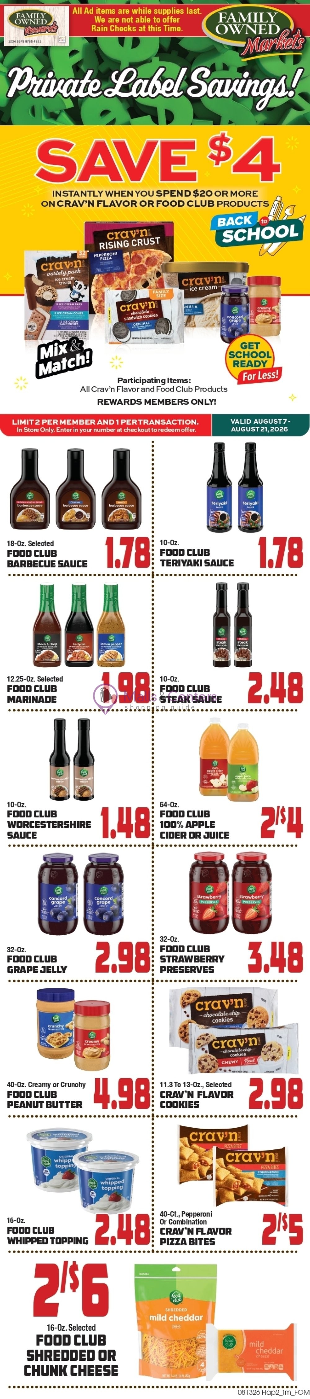 Weekly ad for Pioneer Supermarket valid: 08/01/2026 - 08/31/2026, page 6